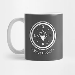 LOVE NEVER LOST. Love Travel Mug